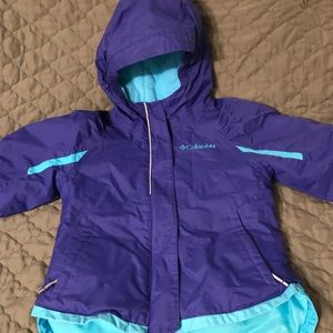 Columbia winter coat. Girls 3T